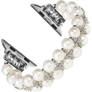 NEW Pearl Bling Apple Watch Band